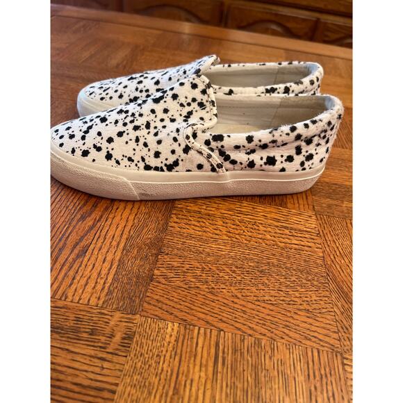 Madewell Sidewalks Slip On sneaker calf skin size 6.5 - Picture 3 of 7